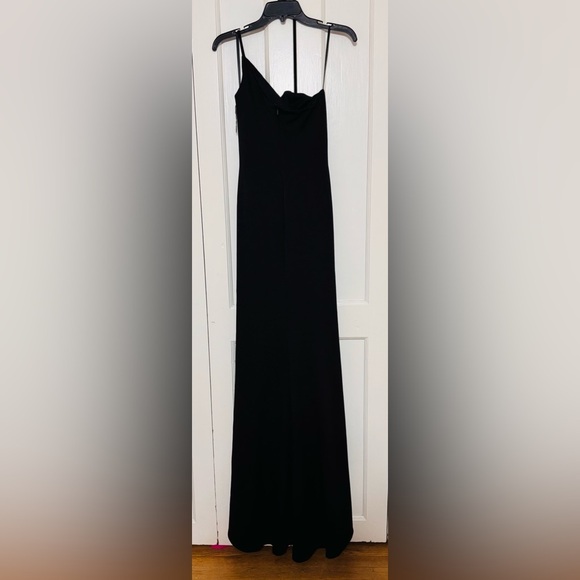 LA FEMME LONG ONE SHOULDER DRESS 28176 - Picture 5 of 7